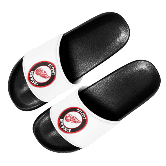 Women's Detroit Red Wings Flip Flops 002